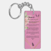 詩編23キーチェーン キーホルダー (正面左)