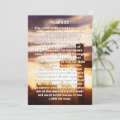 詩編23サンクロスお祝いの葬式 招待状 (スタンド正面)