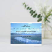 詩編23ダビデの詩編 ポストカード (スタンド正面)