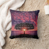 詩編23ツリーオブライフ装飾用クッション クッション (ブランケット)