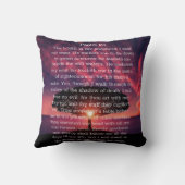 詩編23ツリーオブライフ装飾用クッション クッション (裏面)