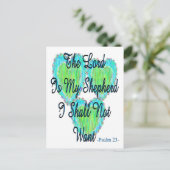 詩編23ハート ポストカード (スタンド正面)