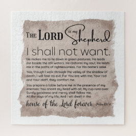 詩編23バイブル聖なる書物、 経典ヴィンテージ紙 ジグソーパズル