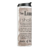 詩編23バイブル聖なる書物、 経典ヴィンテージ紙 タンブラー (回転左)