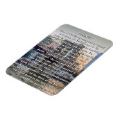 詩編23ブルックリンブリッジNYC マグネット (左側)