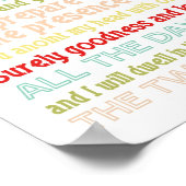 詩編23ポスタープリント ポスター (角)