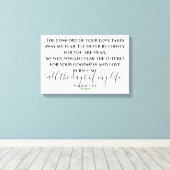 詩編23モダン聖なる書物、 経典 キャンバスプリント (インサイチュ (ウッドフロア))