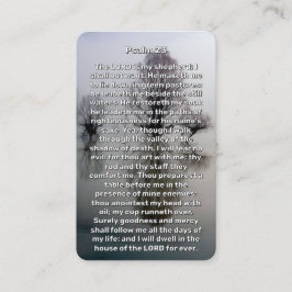 詩編23ライトレイク記念祈りの言葉カード 名刺