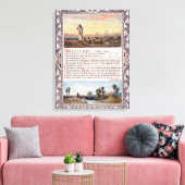 詩編23ヴィンテージ キャンバスプリント (インサイチュ (リビング))