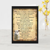 詩編23子羊 カード (黄色い花)