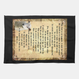 詩編23子羊 キッチンタオル