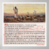 詩編23平方 ポスター (正面)