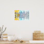 詩編23枚ポスター ポスター (キッチン)