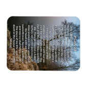 詩編23穏やかな湖バイブル マグネット (横)