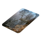 詩編23穏やかな湖バイブル マグネット (左側)