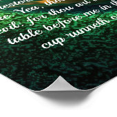 詩編23緑の牧場 ポスター (角)