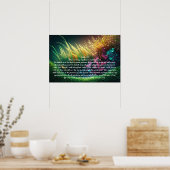 詩編23緑の牧場 ポスター (キッチン)