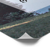 詩編23聖なる書物、 経典プリント ポスター (角)