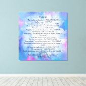 詩編23 キャンバスプリント (インサイチュ (ウッドフロア))