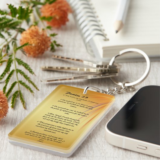 詩編23 キーホルダー (正面右)