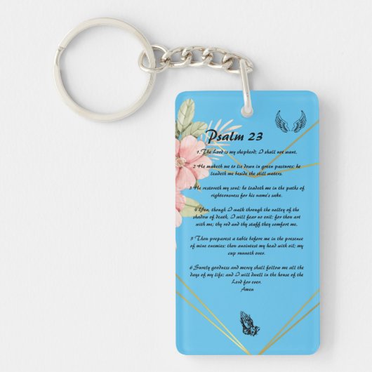 詩編23   キーホルダー (正面)