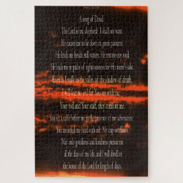 詩編23、ダークレッドスカイ、1014個、困難なパズル ジグソーパズル