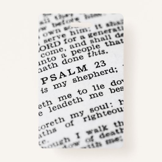 詩編23 バッジ (正面)