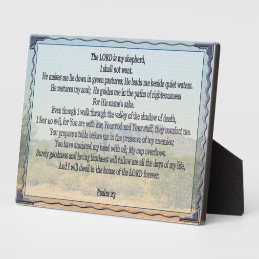 詩編23 フォトプラーク (側面)