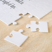 詩編23、フローラグリーン、特大ピース – 簡単 ジグソーパズル (側面)