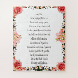 詩編23、フローラ56縁どピース簡単パズル ジグソーパズル