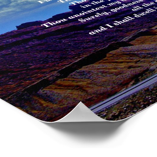 詩編23 ポスター (角)