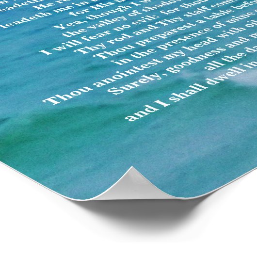 詩編23 ポスター (角)