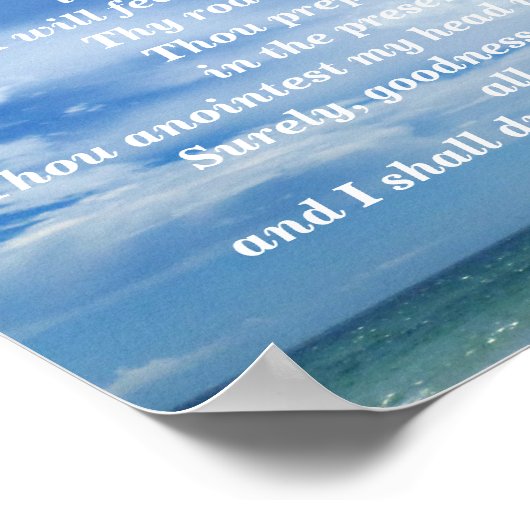 詩編23 ポスター (角)