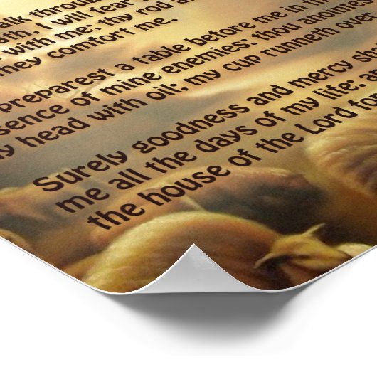 詩編23 ポスター (角)