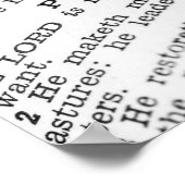 詩編23 ポスター (角)