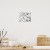 詩編23 ポスター (キッチン)