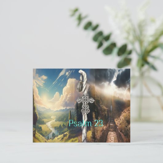 詩編23 ポストカード (スタンド正面)