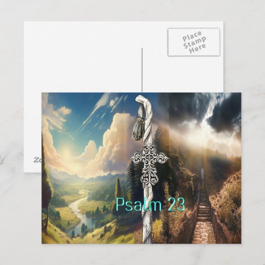 詩編23 ポストカード (正面/裏面)