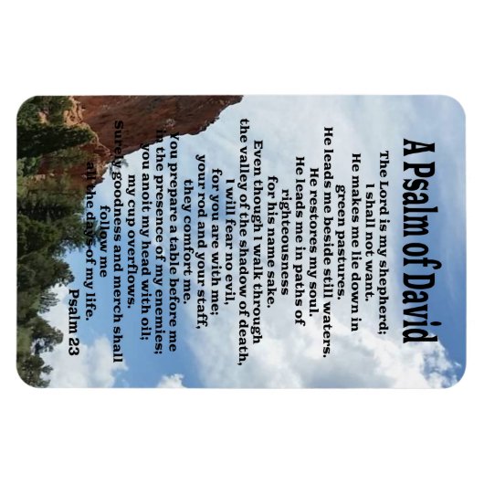 詩編23 マグネット (横)