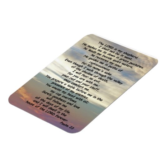 詩編23 マグネット (左側)