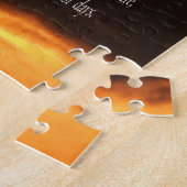 詩編23、火の空、特大の作品、簡単パズル ジグソーパズル (側面)