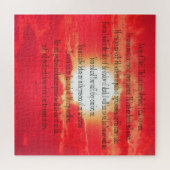 詩編23、火の空、676個 – 難しいパズル ジグソーパズル (横)