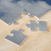 詩編23，赤い空，特大の作品 – 簡単 ジグソーパズル (側面)