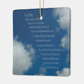 詩編23,青空,セラミックオーナメント セラミックオーナメント (左)