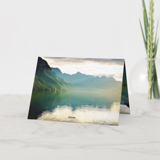 詩編23 1-3彼は私を静かな水の側に導く カード (裏面)