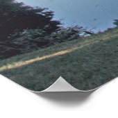 詩編23:1-3聖なる書物、 経典プリント ポスター (角)