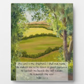 詩編23:1-3 フォトプラーク (正面)