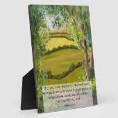 詩編23:1-3 フォトプラーク (側面)