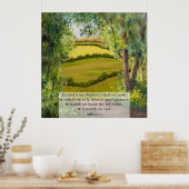 詩編23:1-3 ポスター (キッチン)