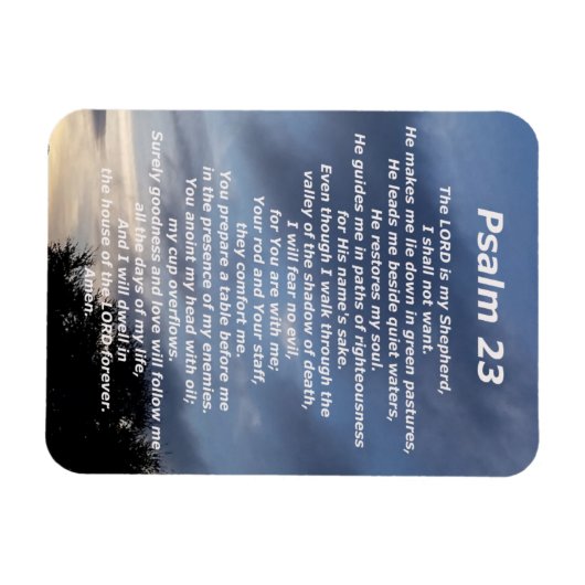 詩編23 (3) マグネット (横)